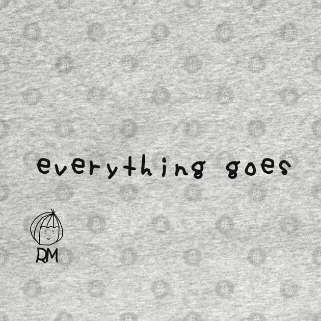 Everything Goes - RM BTS Lyrics Black Version by Sora No Hana